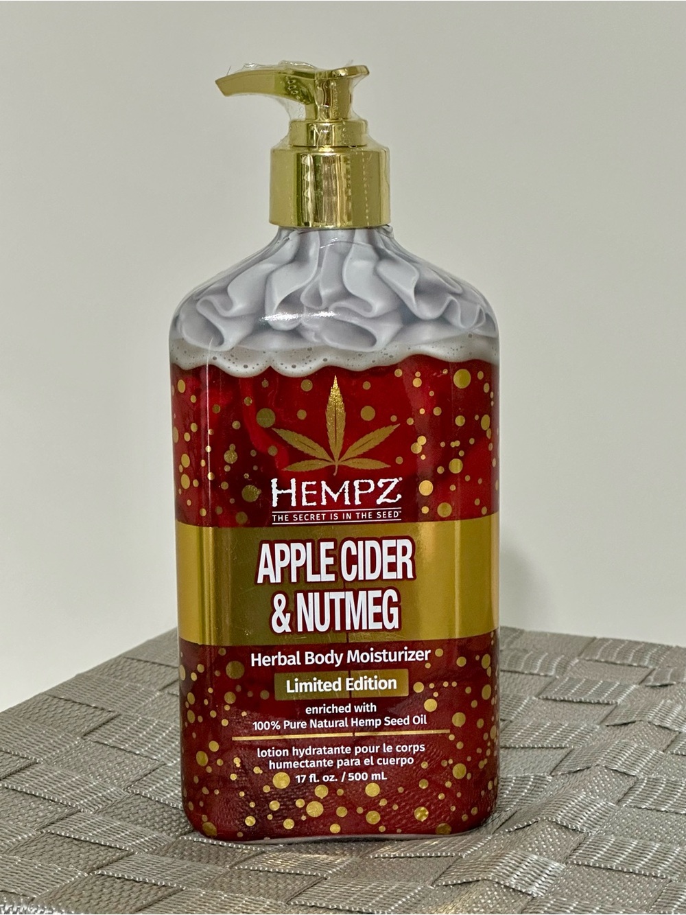 🆕 Hempz 🍎Apple Cider & Nutmeg Herbal Body Moisturizer ✨limited edition, sealed✨
